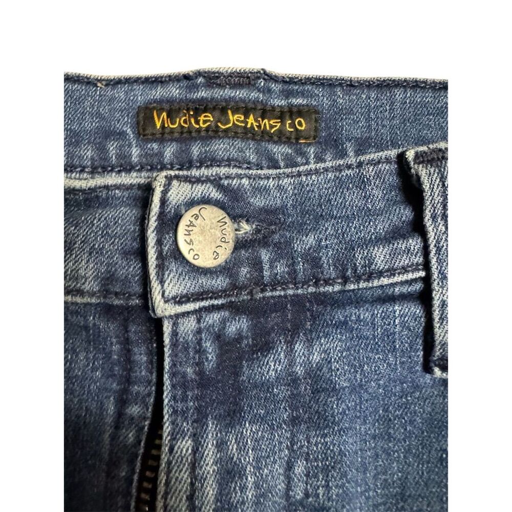 Nudie Jeans Co Men's High Kai Navy Blue Slim Skinny Jeans Blue Size W32 / L34 - Picture 4 of 11